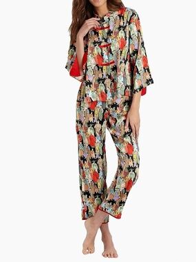 Natori Dynasty Pajamas - Size Medium - buttery soft pajama set - Saks fifth Ave